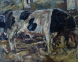 Kühe im Stall ca. 1927